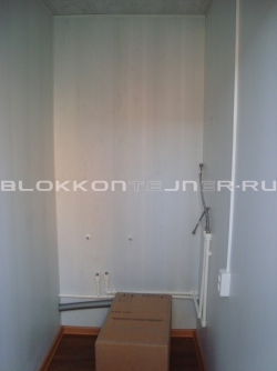 Блок-контейнер 6м туалет с двускатной кровлей, г.Липецк в Новом Осколе